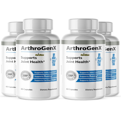 ArthroGenX- Joint Health Support- 4 Bottles- 240 Capsules