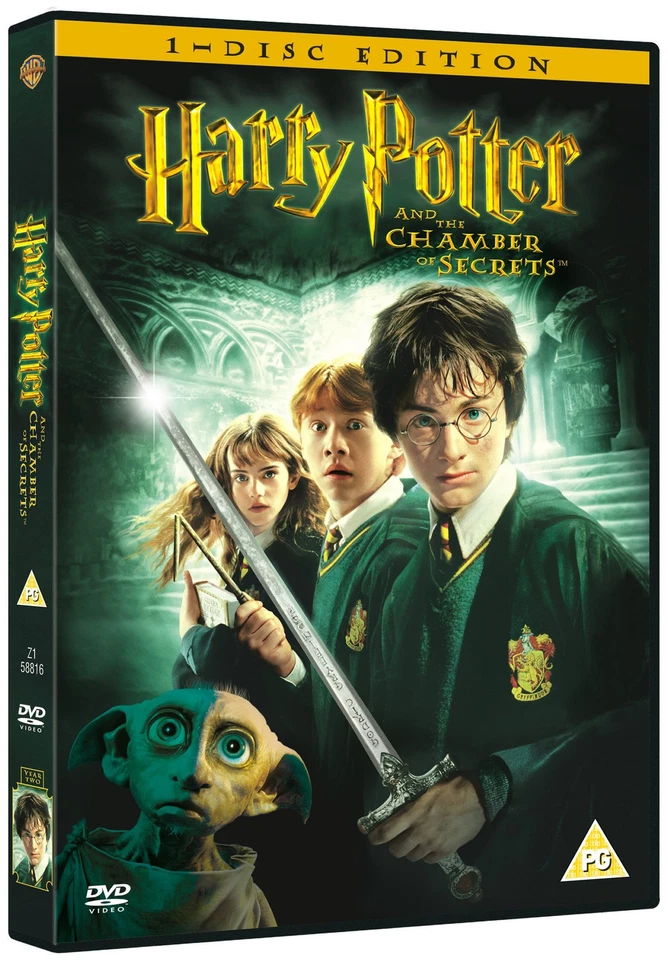 Harry Potter and the Chamber of Secrets (DVD) (UK IMPORT) - Image 2 of 2