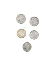 MORGAN 1921 silver dollars. 5 LOT (3-S, 1-D, 1-O).