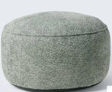 John Lewis Bouclé Beanbag Pouffe, Sage BNWT RRP £100