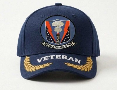 Customized Name Embroidered Hat Attack Squadron 176 Va-176, Veteran Cap, Gift