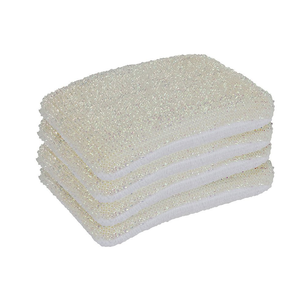 Sophisti-Clean Dual-Sided Stainless Steel Multipurpose Cleaning Sponges for All Surfaces