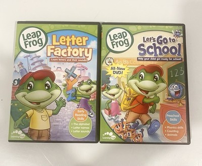 LeapFrog DVD Lot Letter Factory Let s Go to School Preschool Learning 2003 2009