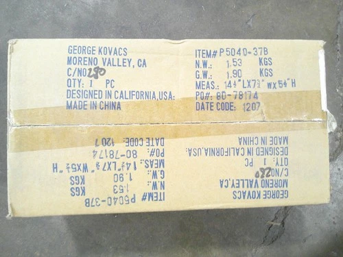 George Kovacs Tube 2 Light 4.75" Dark Restoration Bronze Wall Sconce P5040-37B - Picture 3 of 4