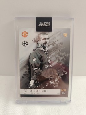 Topps Total Football 24/25 Eric Cantona Base /10 Black Manchester United Legend 