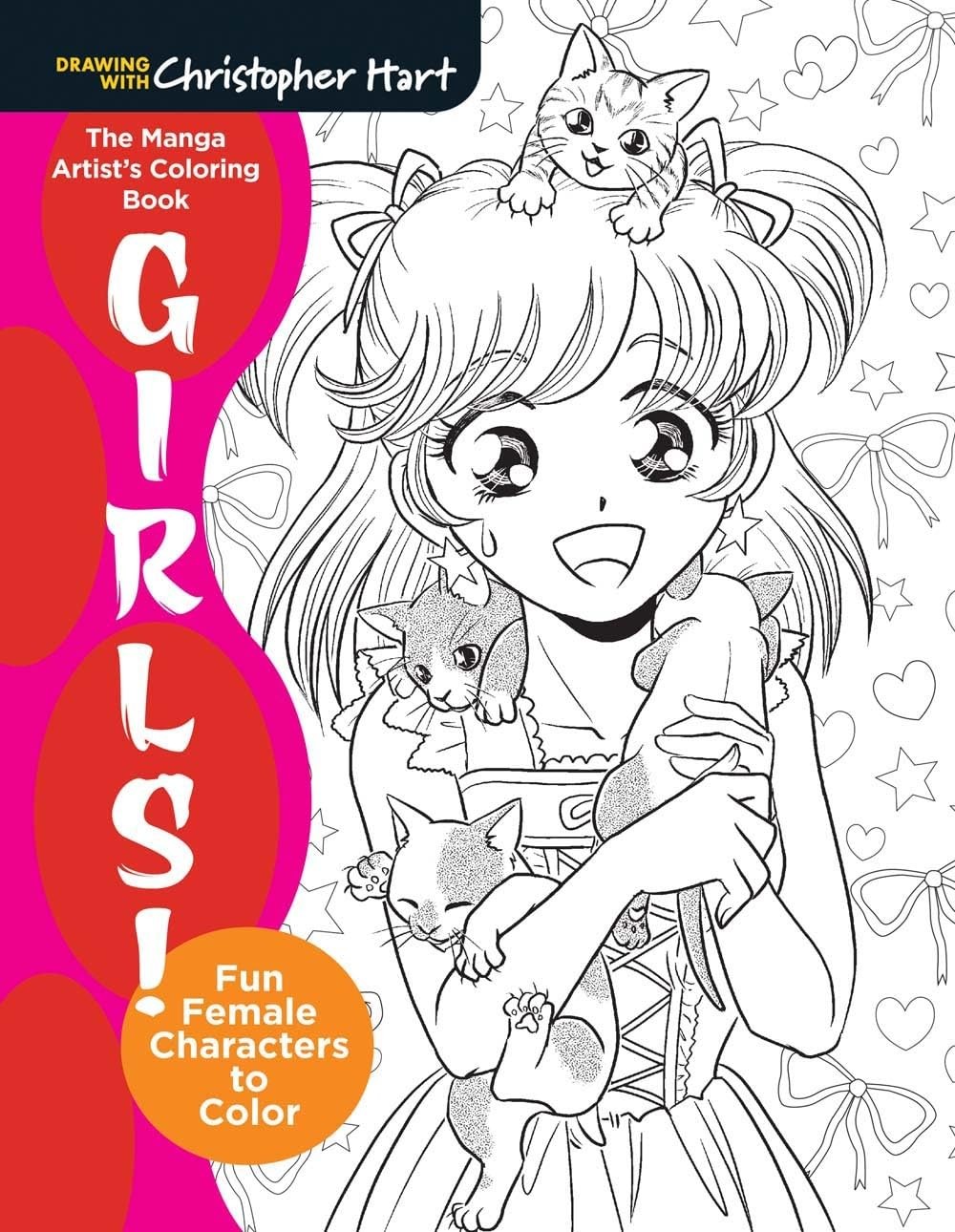 Manga Artists Colouring Book Girls Christopher Hart Paperback Drawing - Image 4