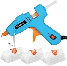 Mini Hot Glue Gun Kit 50W: DEKO Hot Glue Gun for Crafting with 85pcs 7mm*120mm 0.25 per stick
