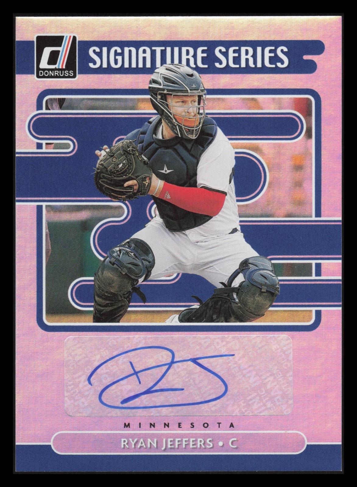RYAN JEFFERS RC Auto Signature Series 2021 Donruss SS-RJ Minnesota Twins