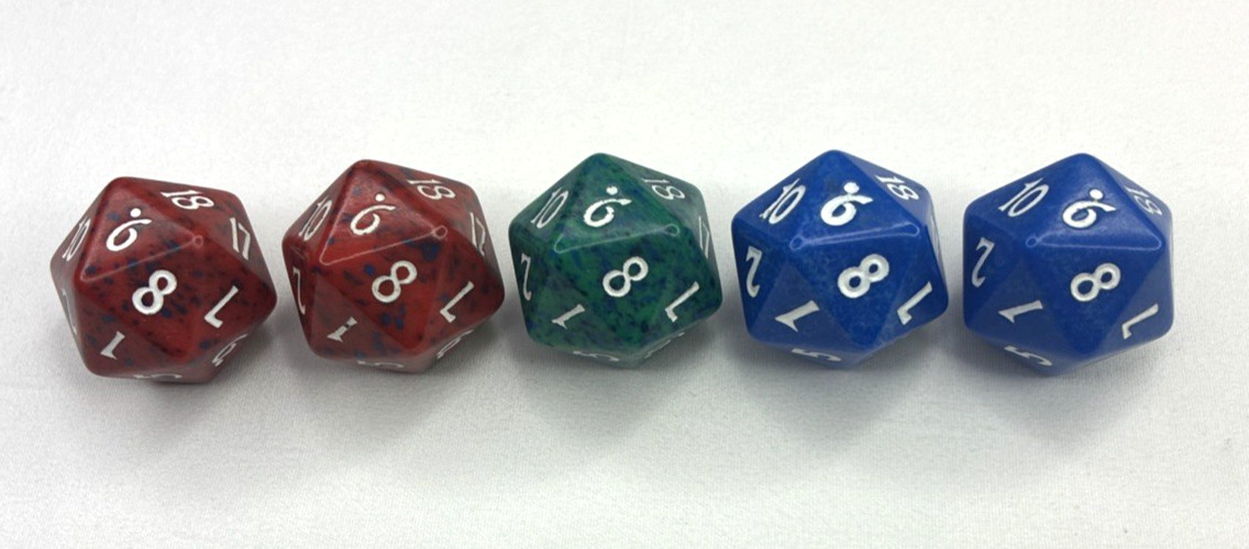 Magic The Gathering MTG Beatdown Box Set Black Lotus Spindown D20 Lot of 5 Dice view 7
