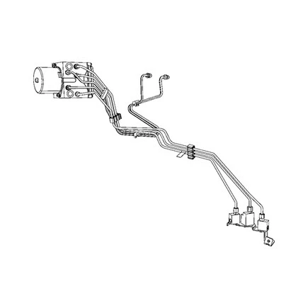 Mopar 52013170AJ 空气制动软管后部,适用于 2005 年 Ram Dakota — 第 2/4 张图片