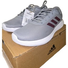 adidas Impulse Syn 3.0 Mens Running Shoes Size 7.5 Grey Maroon Sneakers JJ5328