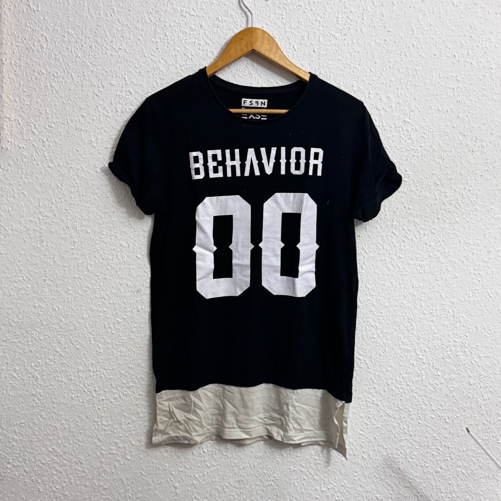 FSBN "Behavior 00" Longline Graphic T-Shirt - Size XS image 5
