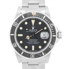 VINTAGE 1981 Rolex Submariner Date Black MATTE DIAL 16800 40mm PATINA Steel