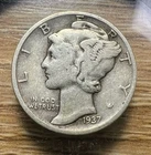 1937-D Mercury Dime - Actual Coin Shown - Free Shipping & Tracking INV#614