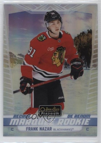 Frank Nazar [Pond Hockey] #206 2024 O-Pee-Chee Platinum card