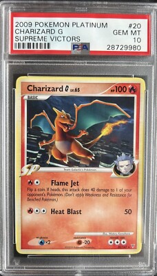 2009 Pokemon Supreme Victors Charizard Non-Holo #20 - PSA 10 | eBay
