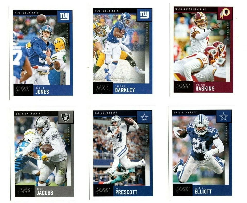 2020 Score Football Singles : Stars - Image 2 of 3