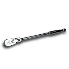 Capri Tools Low Profile Flex-Head Ratchet, True 72-Tooth, 1/4, 3/8, 1/2-in Drive
