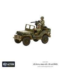US Army Jeep with 30 Cal MMG Bolt Action Warlord Games