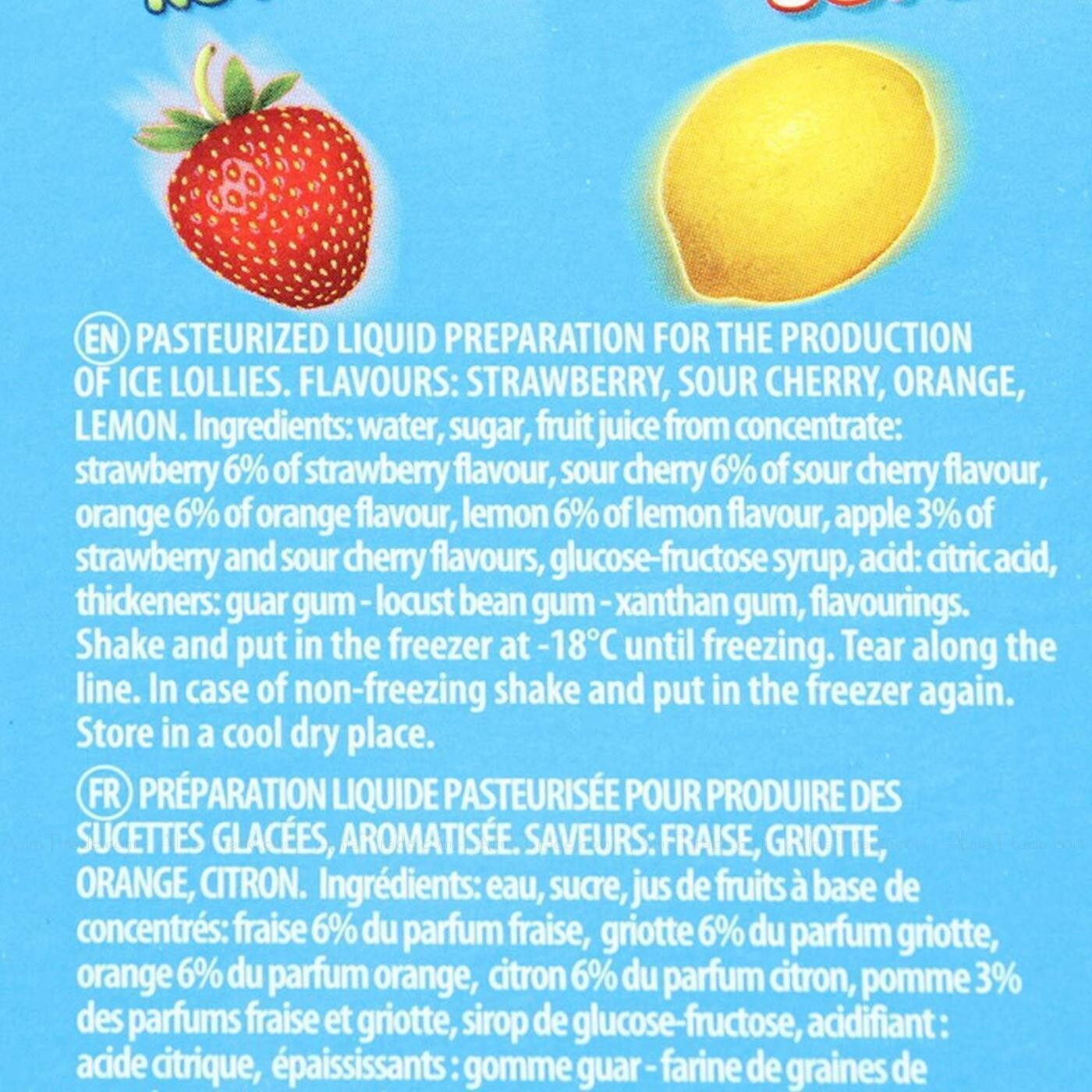 Dolfin Polaretti Real Fruit Juice Freezer Pops Ice Lollies Freeze Pack