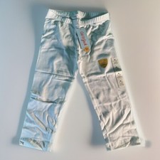 NEW Cat  Jack Girl's Capri Leggings Fresh White Size Medium 7/8 Cotton