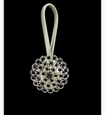 Magnetische Kristall Vorhang Raffhalter Halterücken Raffhalter Diamant Blume - kostenloser Versand