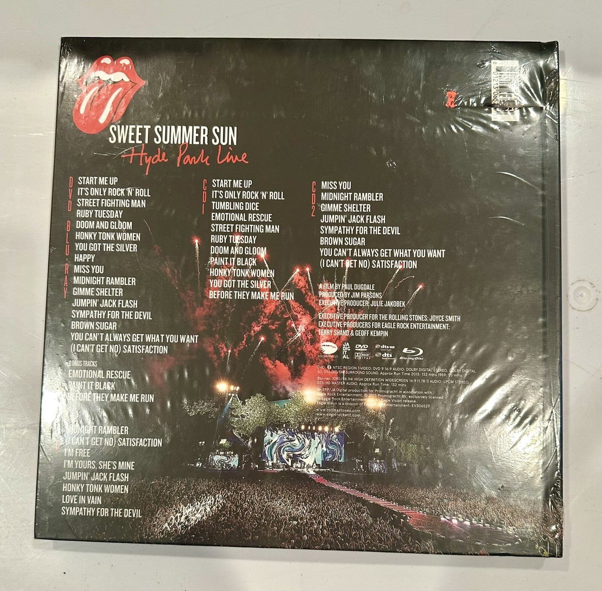 THE ROLLING STONES - SWEET SUMMER SUN: HYDE PARK LIVE [2DVD/BLU