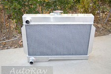 Full Aluminum Radiator For Rover Mg Mgb-gt Nib Mt Manual 2 Rows Mgb