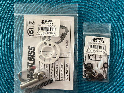 PRO-415-1  PRO SPRAY GUN REPAIR KIT + GTI-428-K5  SEAL & PIN KIT (5 PACK)