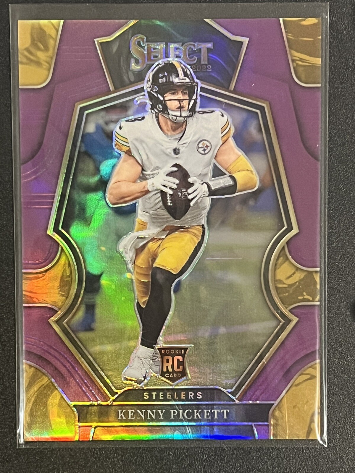 2022 Select Purple Prizm /75 #182 Kenny Pickett Steelers RC Rookie Premier Level