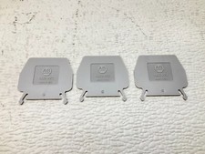 Allen Bradley 1492-PP3 Grey Gray Wire Terminal End Cap 1492PP3 Lot of 3 (TBI)
