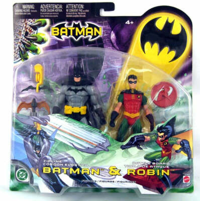 Batman - Zipline Batman & Battle Board Robin 2-pack Action Figure