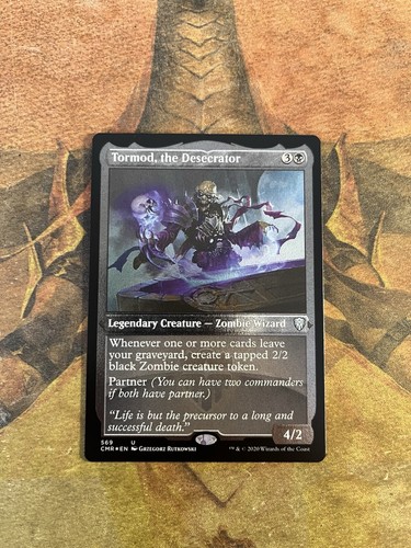 MtG Tormod, the Desecrator - NM Etched Foil - Commander Legends