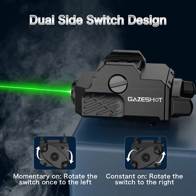 Green/Red/Blue Pistol Laser Sight Beam for Glock Handgun Picatinny Rail