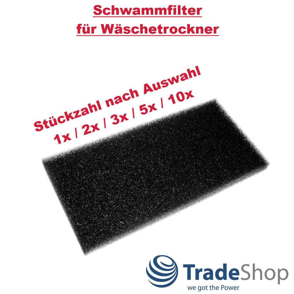 1x/2x/3x/5x/10x Schwammfilter Abluftfilter für Gorenje D7565 D7565L D7565NO