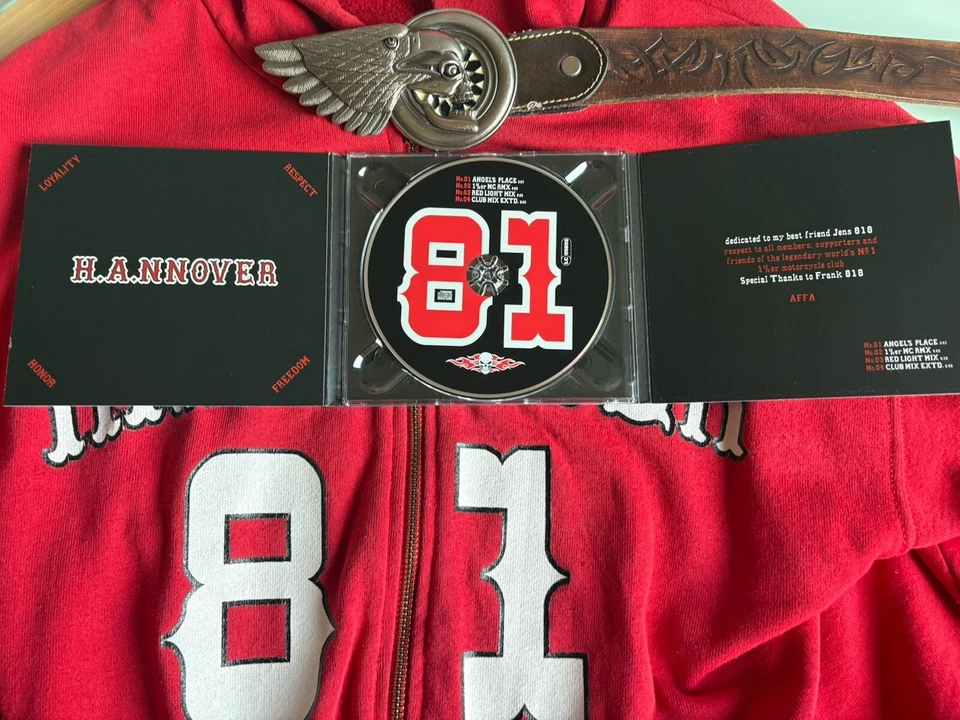 ANGELS PLACE 81 HELLS HYMNE ANGELS H.A.NNOVER RARE BIG RED MACHINE 1% LEGENDARY  - Bild 3 von 4