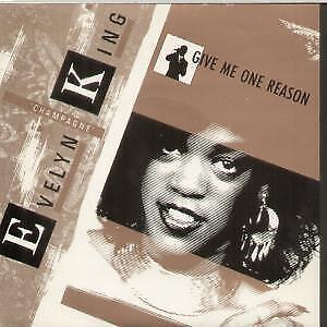 Vinyle Evelyn Champagne King Give Me One Reason 7" UK Rca 1984 B/w don't it feel - Photo 1 sur 1