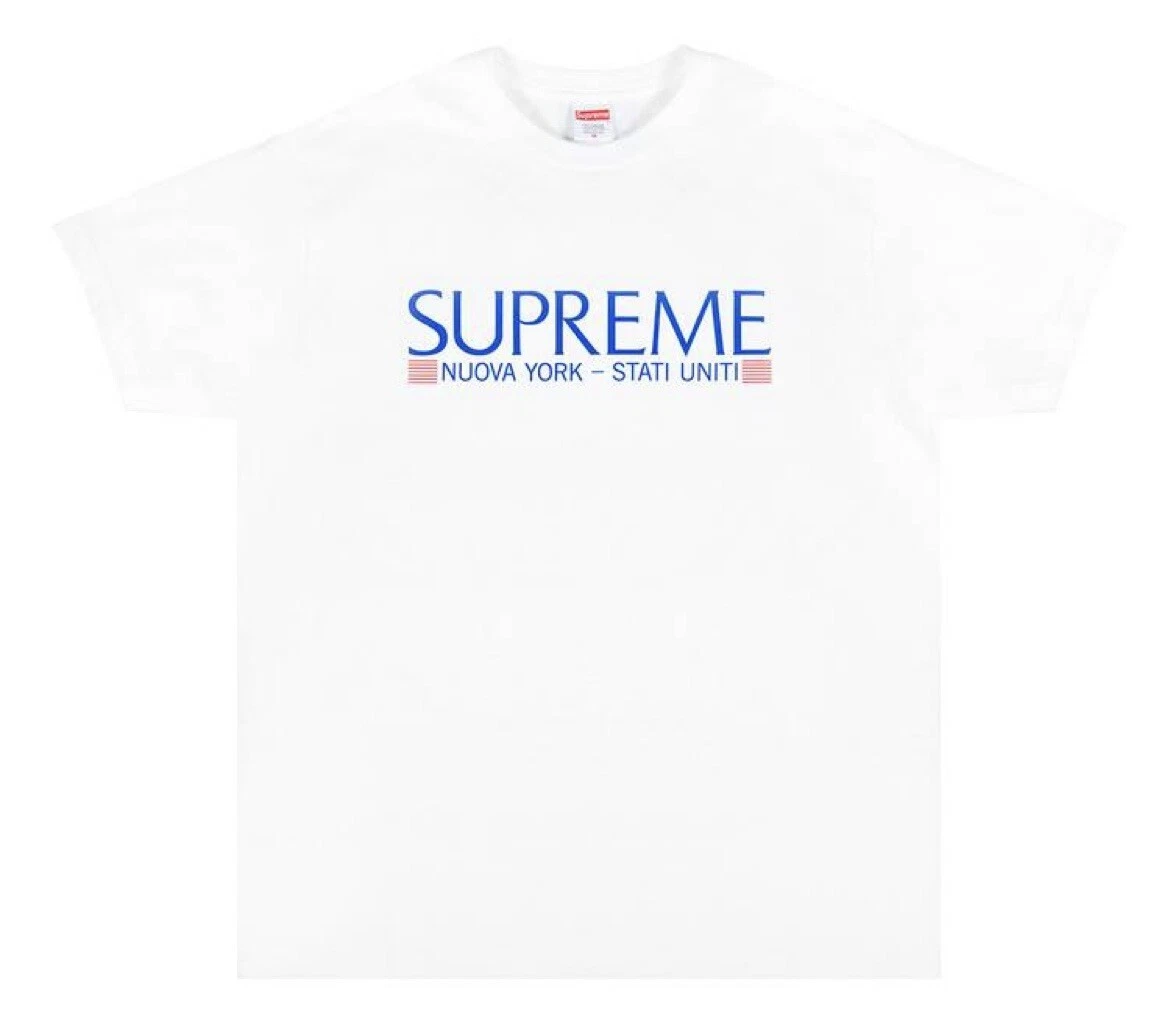 T shirt Supreme White « New York » Medium