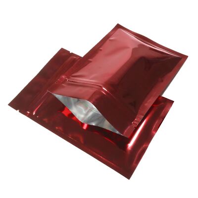 Multi-Size Both Sided Colored Glossy Mylar Foil Zip Lock Bag Wholesale Z01
