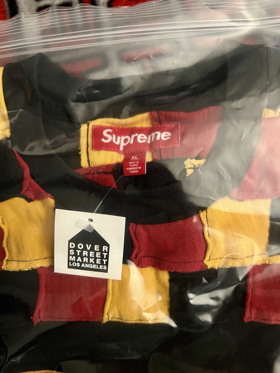 Supreme Patchwork Yoke Football Top size XL Black | eBay Supreme Patchwork Yoke Football Top size XL Black | eBay