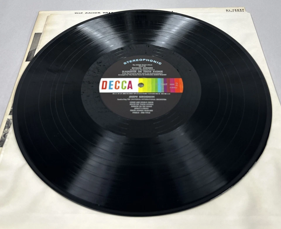 SLAUGHTER ON 10TH AVENUE (1958 RICHARD RODGERS) MINT SOUNDTRACK 12" VINYL LP - Image 4 of 4