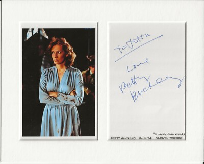 Betty Buckley Carrie signed original authentic Autogramm Unterschrift UACC RD COA
