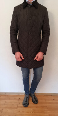Hugo Boss Black The Task6 Mantel Übergangsmantel Steppmantel Coat Gr. 52