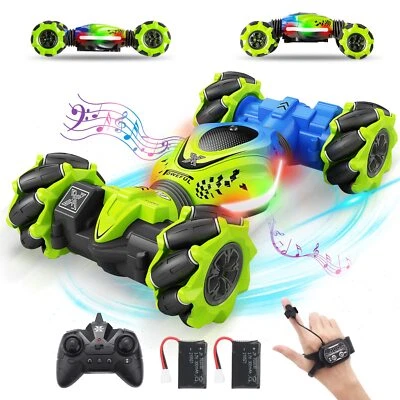 MARKENLOS Gestensteuerung 4WD RC Stunt Car Deformable Elektro Auto Offroads Spielzeug Car