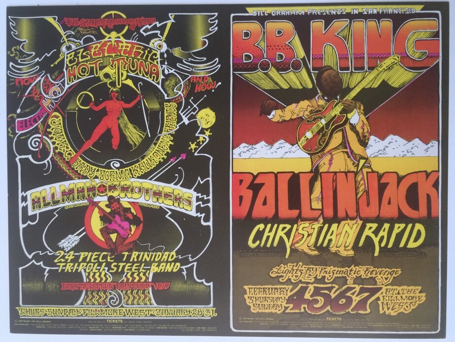 bill graham filmore west コンサートポスター bill graham filmore