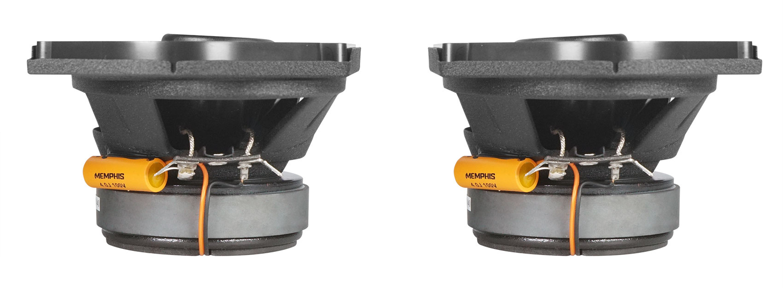 2 2-полосные автомобильные колонки Memphis Audio PRX410 4x10 мощностью 100 Вт с поворотными твитерами ROCKBOX