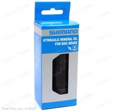 Shimano 100ml Hydraulic Bicycle Brake Mineral Oil Fluid Bottle - Retail Packaged