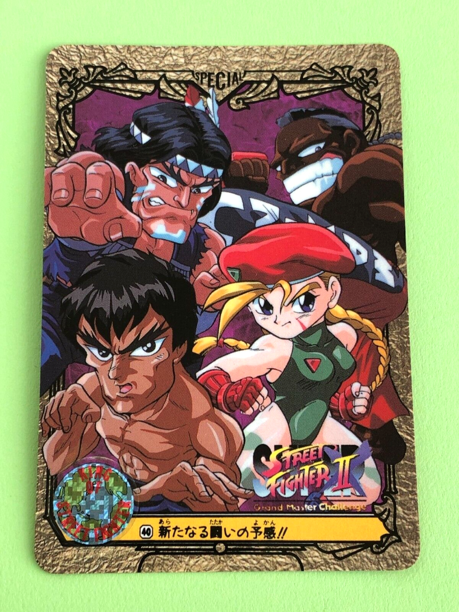 Special member Street Fighter II 1994 40 Rare TCG Capcom Bandai