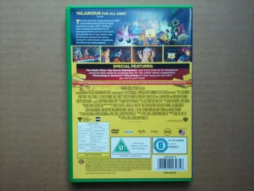 The Lego Movie DVD Children's and Family (2014) Chris Pratt Quality Guaranteed - Image 2 of 4