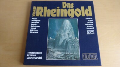 Wagner-Das Rheingold-Adam, Nimsgern, Minton, Popp-Janowski-3er Lp Digital Box